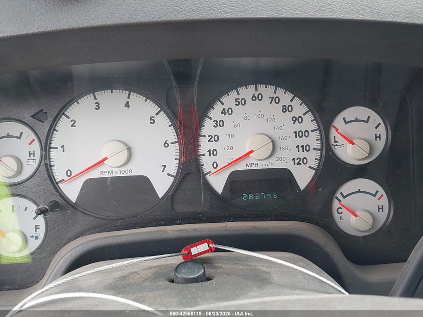 2007 DODGE RAM 2500 VIN: 1D7KS28D17J589608
