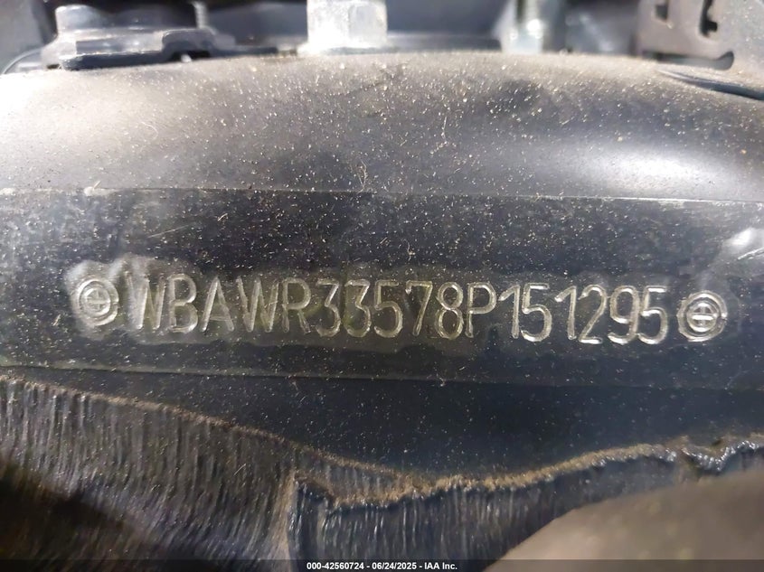 2008 BMW 328I VIN: WBAWR33578P151295 Lot: 42560724