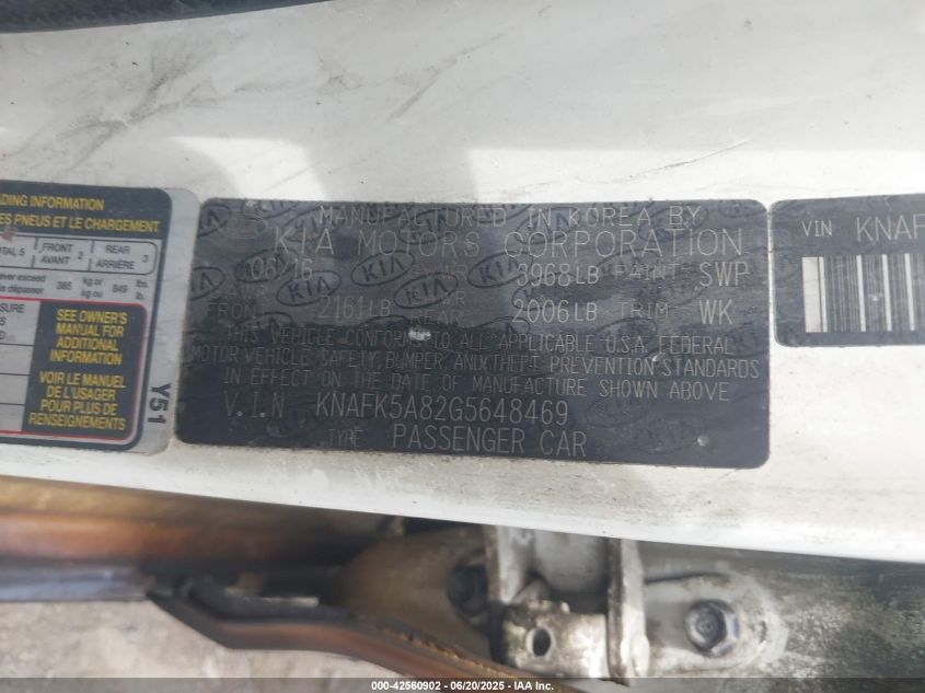 2016 KIA FORTE LX - KNAFK5A82G5648469