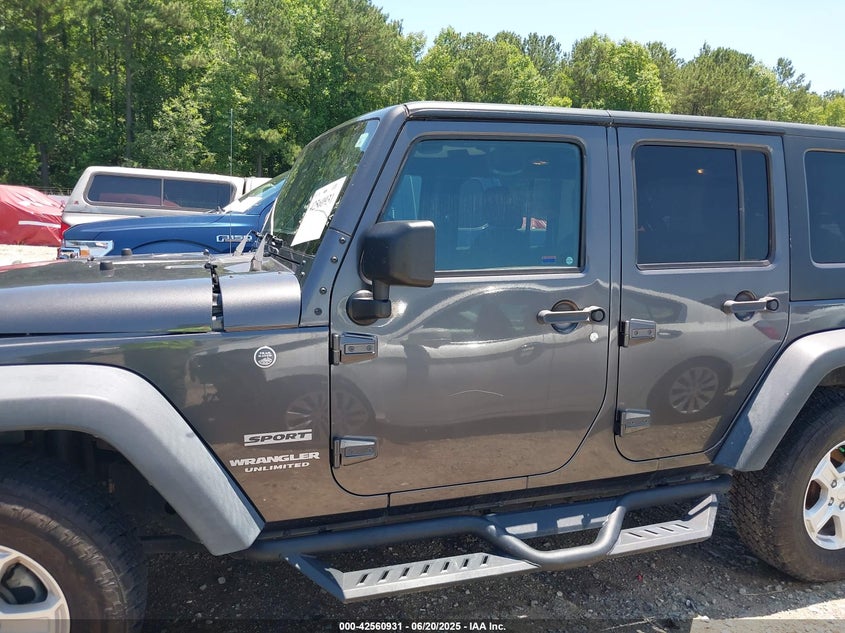 2017 JEEP WRANGLER UNLIMITED SPORT 4X4 - 1C4BJWDG0HL678239
