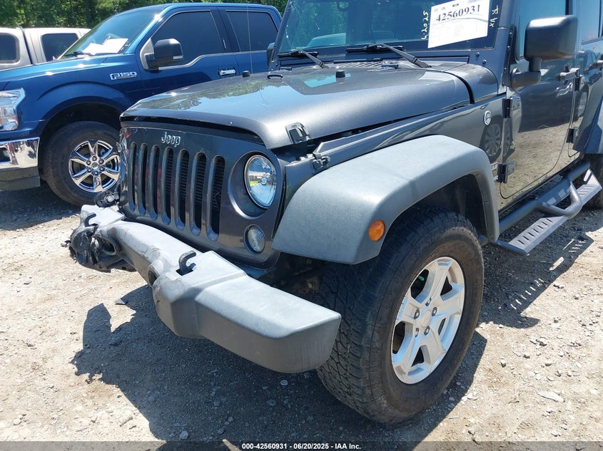 2017 JEEP WRANGLER UNLIMITED SPORT 4X4 - 1C4BJWDG0HL678239