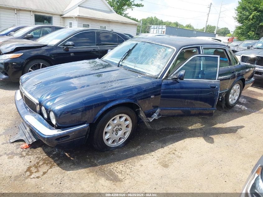1998 Jaguar Xj8 L blue sedan gasoline SAJHX6246WC834672 photo #3