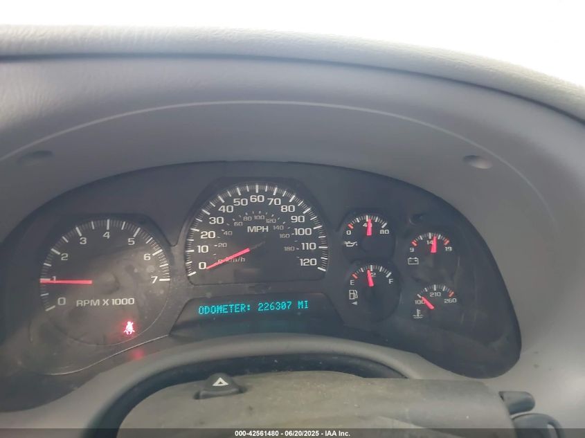 2005 Chevrolet Trailblazer Lt VIN: 1GNDT13S152154327 Lot: 42561480