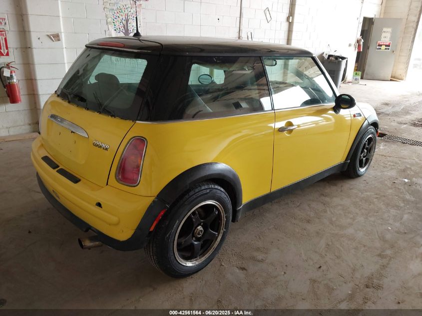 2003 Mini Cooper VIN: WMWRC33443TJ51146 Lot: 42561564