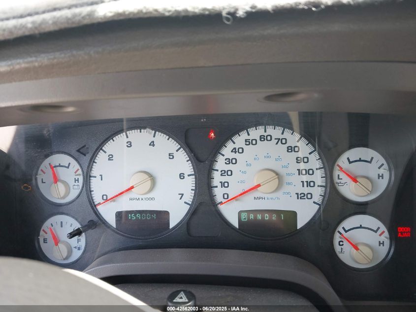 2003 Dodge Ram 1500 Slt/Laramie/St VIN: 1D7HA18D33J574187 Lot: 42562003