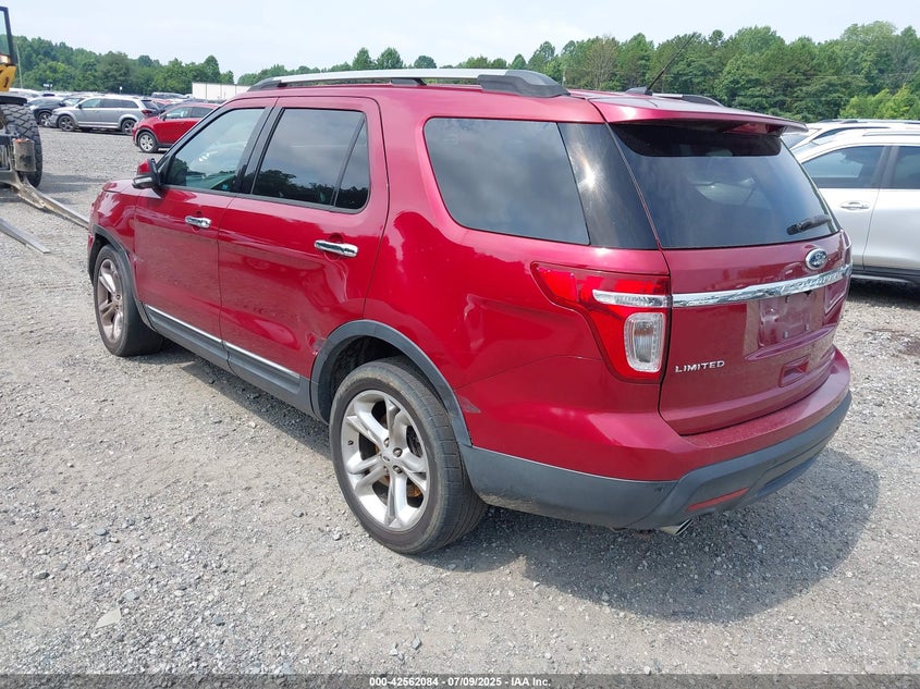 Vin: 1fm5k8f83egb41585, lot: 43054958, ford explorer limited 20143