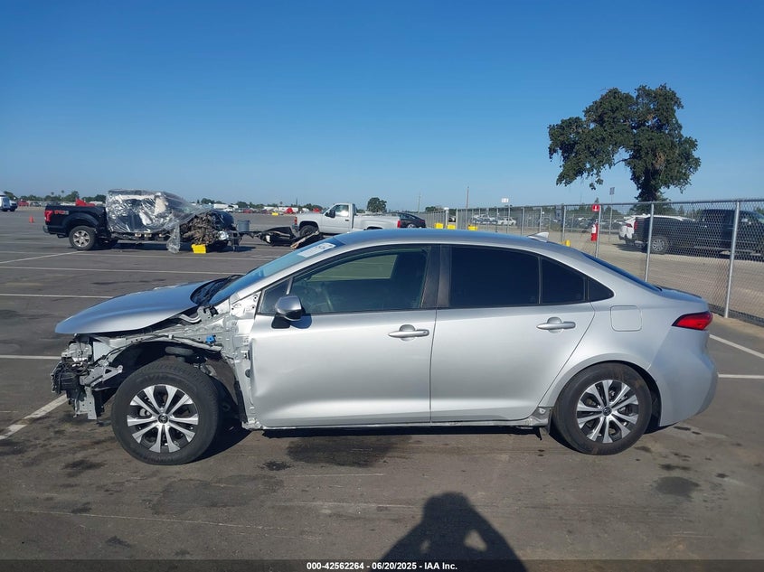 2022 Toyota Corolla Hybrid Le VIN: JTDEAMDE5N3001845 Lot: 42562264