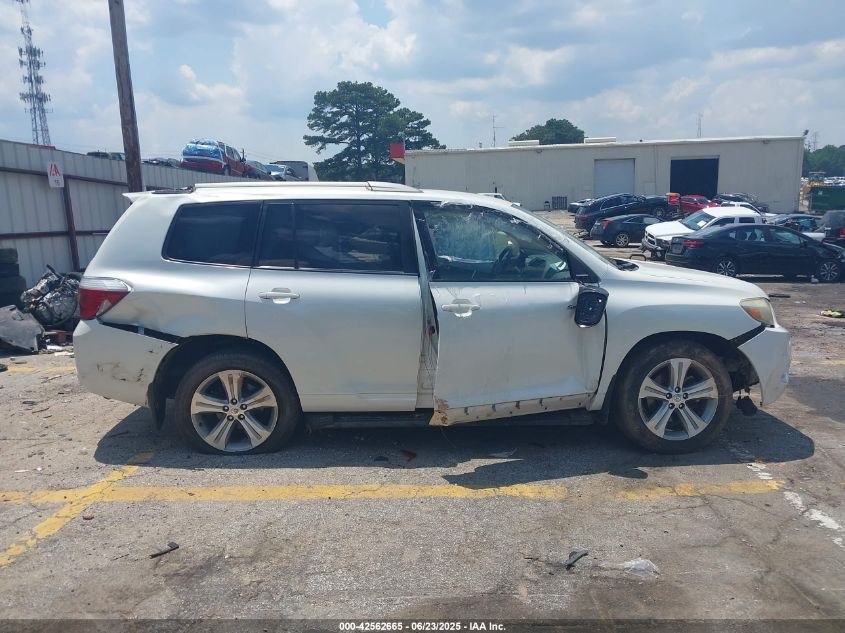 2008 Toyota Highlander Sport VIN: JTEDS43A082029369 Lot: 42562665