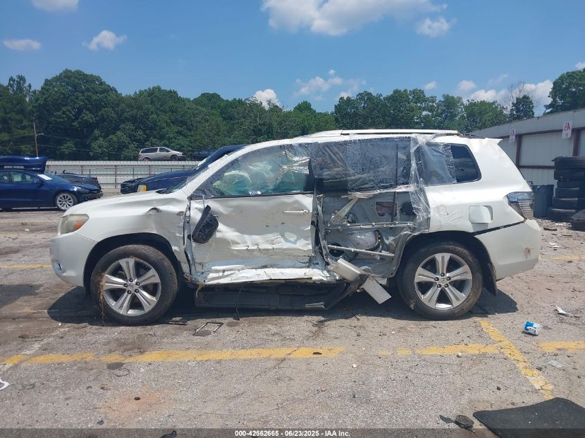 2008 Toyota Highlander Sport VIN: JTEDS43A082029369 Lot: 42562665