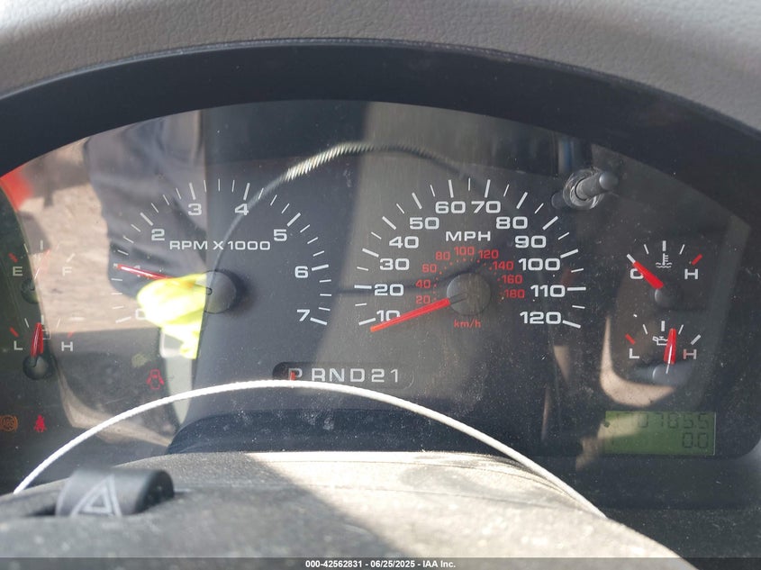 2007 FORD F150 VIN: 1FTRX12W37NA09847