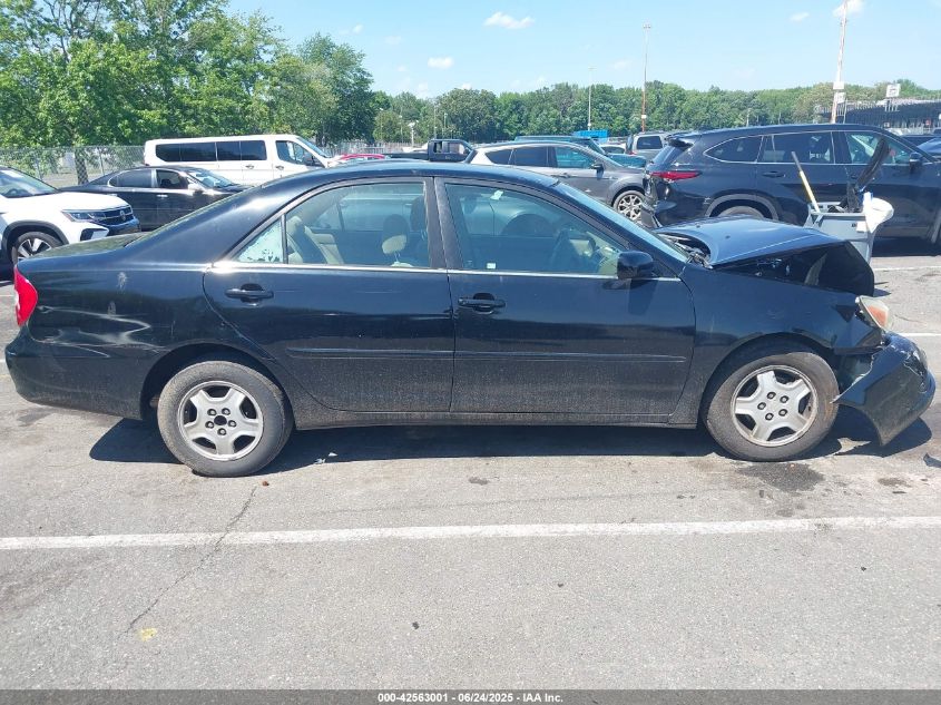 2002 Toyota Camry Le V6 VIN: 4T1BF32K22U503284 Lot: 42563001