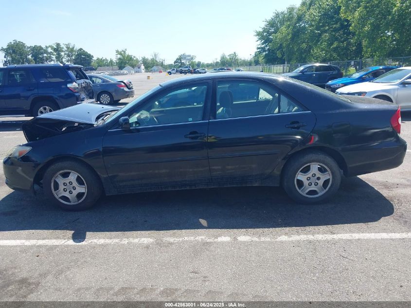 2002 Toyota Camry Le V6 VIN: 4T1BF32K22U503284 Lot: 42563001