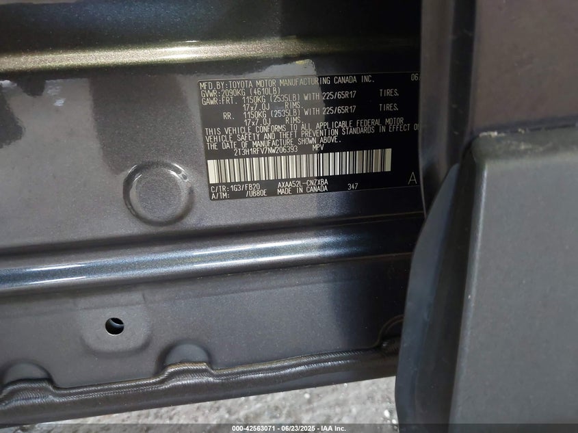 2022 TOYOTA RAV4 LE - 2T3H1RFV7NW206393