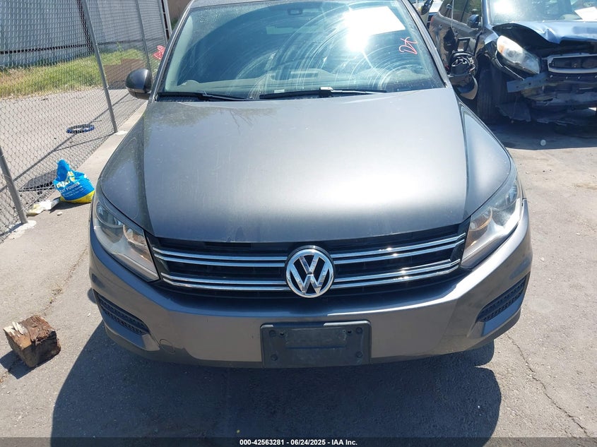 2016 VOLKSWAGEN TIGUAN S - WVGBV7AX9GW609072