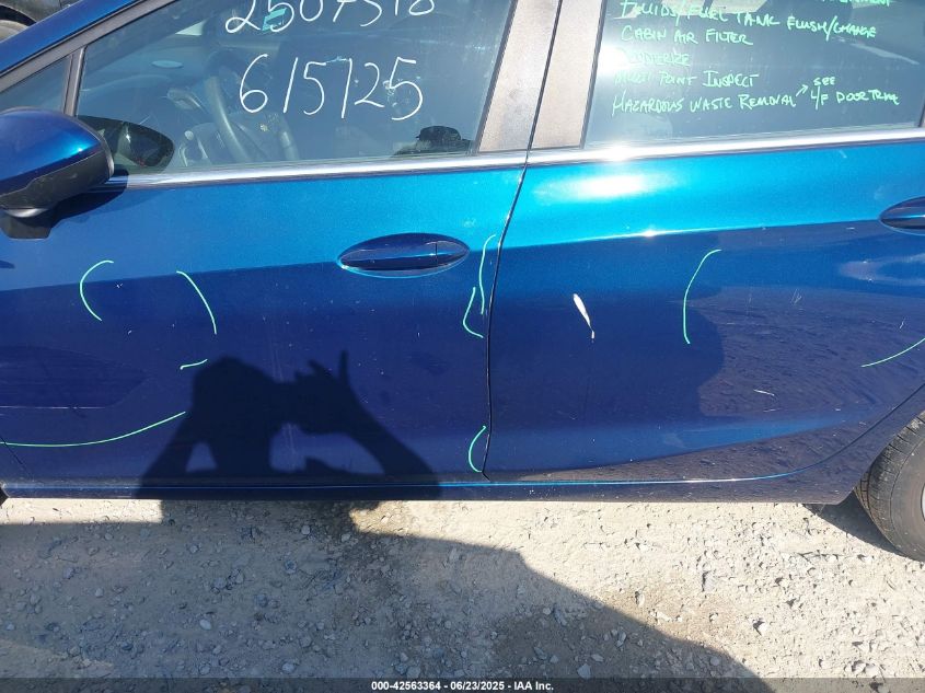 2019 Chevrolet Cruze Lt VIN: 1G1BE5SMXK7109172 Lot: 42563364