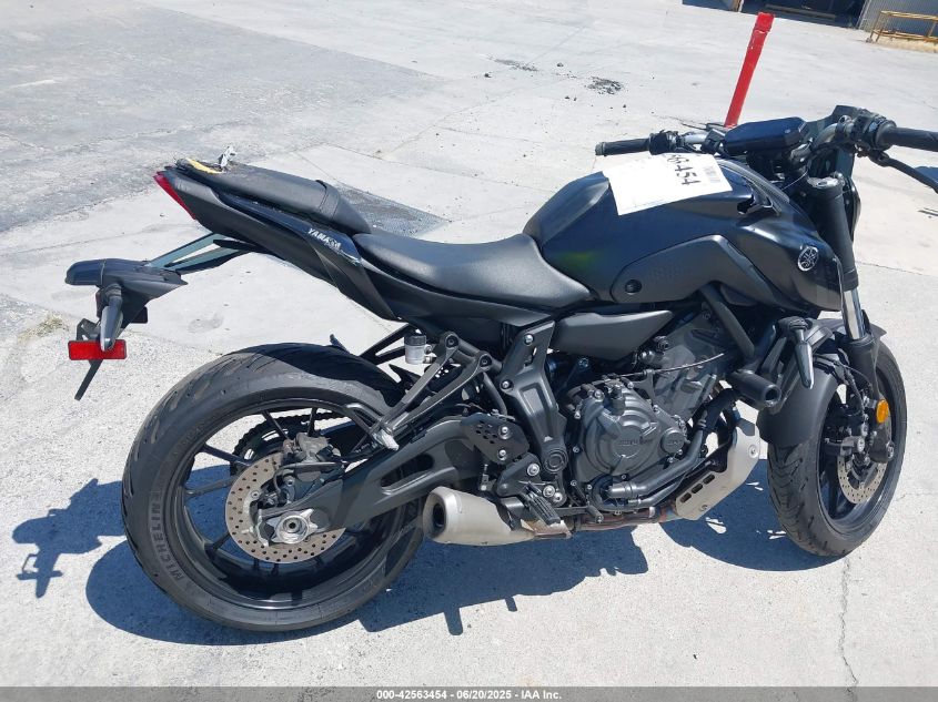 2022 Yamaha Mt07 C VIN: JYARM32Y8NA000955 Lot: 42563454