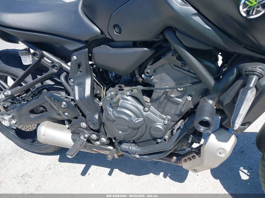 2022 Yamaha Mt07 C VIN: JYARM32Y8NA000955 Lot: 42563454