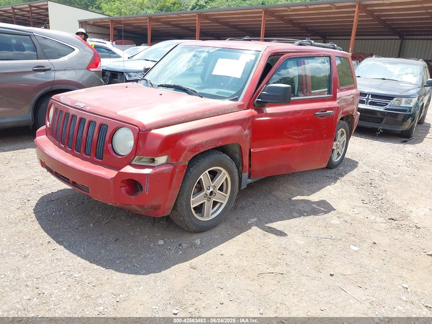 2008 JEEP PATRIOT VIN: 1J8FT28W28D593587