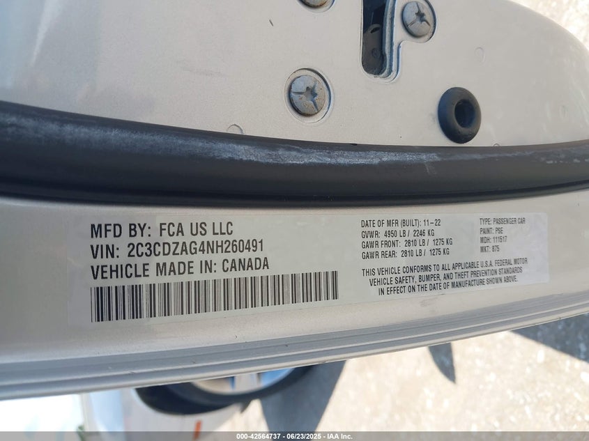 2022 DODGE CHALLENGER SXT - 2C3CDZAG4NH260491