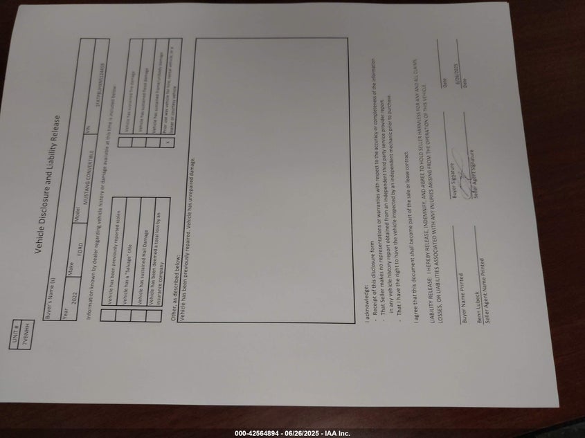 2022 FORD MUSTANG ECOBOOST PREMIUM - 1FATP8UHXN5124459