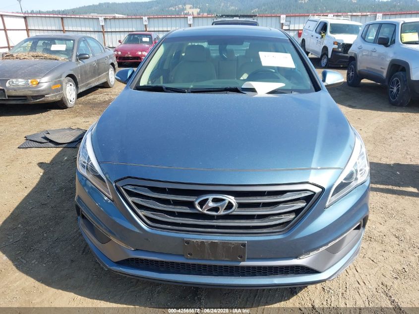 2017 Hyundai Sonata Limited VIN: 5NPE34AF0HH455386 Lot: 42565578