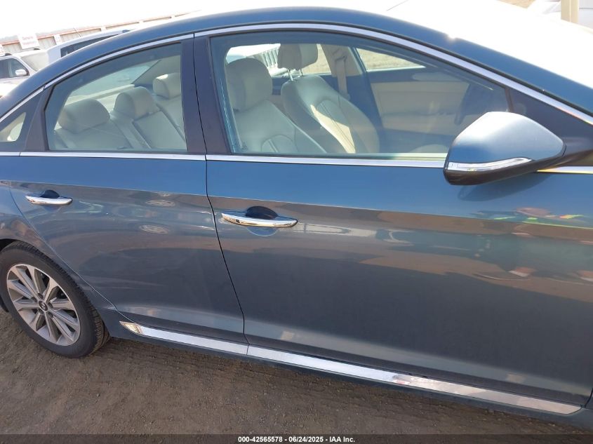 2017 Hyundai Sonata Limited VIN: 5NPE34AF0HH455386 Lot: 42565578