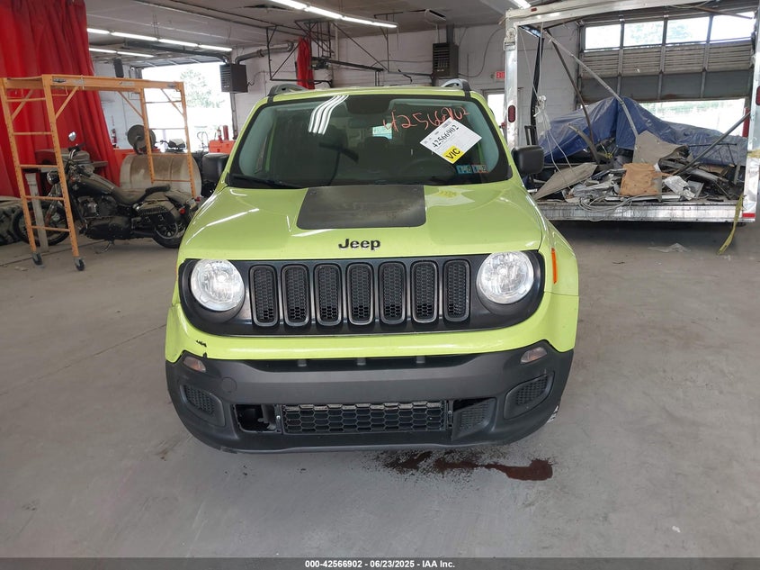 VIN ZACCJBAB5HPF90613 2017 JEEP RENEGADE SPORT 4X4