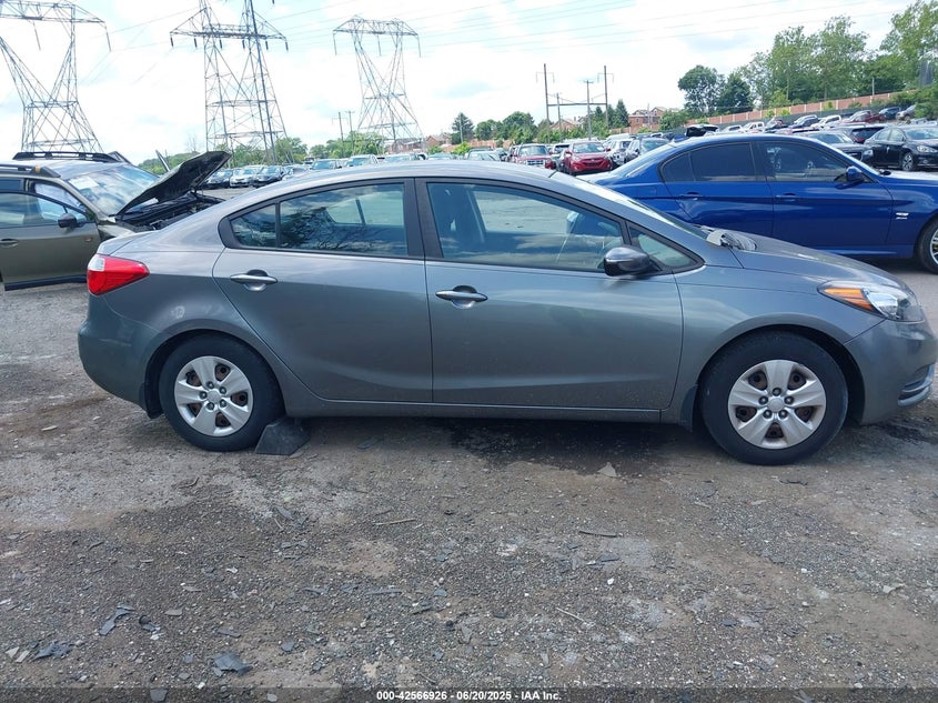2016 KIA FORTE LX - KNAFX4A62G5527158