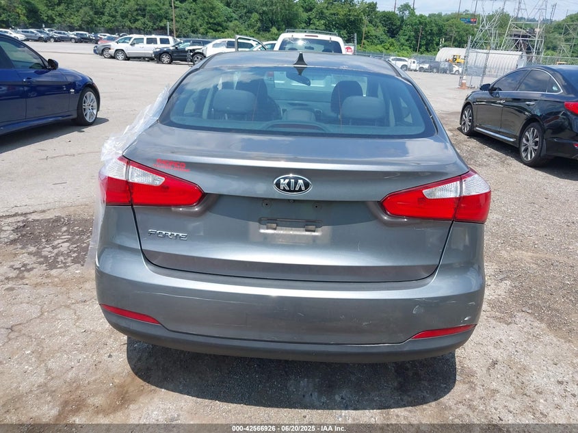 2016 KIA FORTE LX - KNAFX4A62G5527158