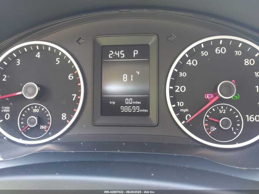 2011 Volkswagen Tiguan S VIN: WVGBV7AX2BW526723 Lot: 42567022