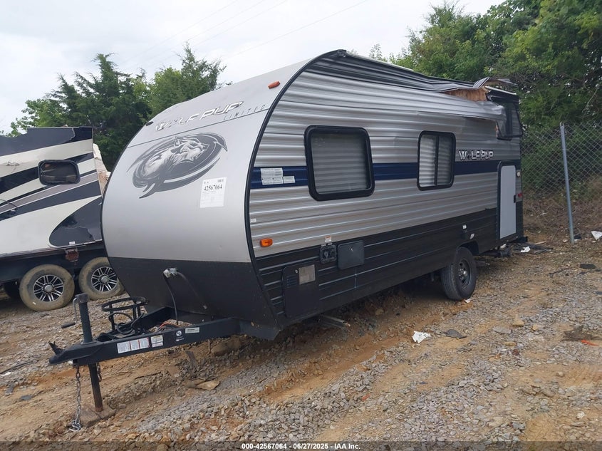 Vin: 5zt2ckec8ky002628, lot: 43059972, forest river travel trlr 20192