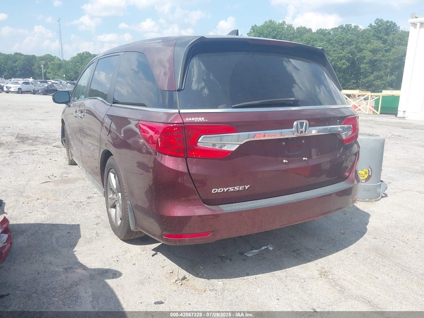 Vin: 5fnrl6h78kb024280, lot: 43060235, honda odyssey ex-l 20193