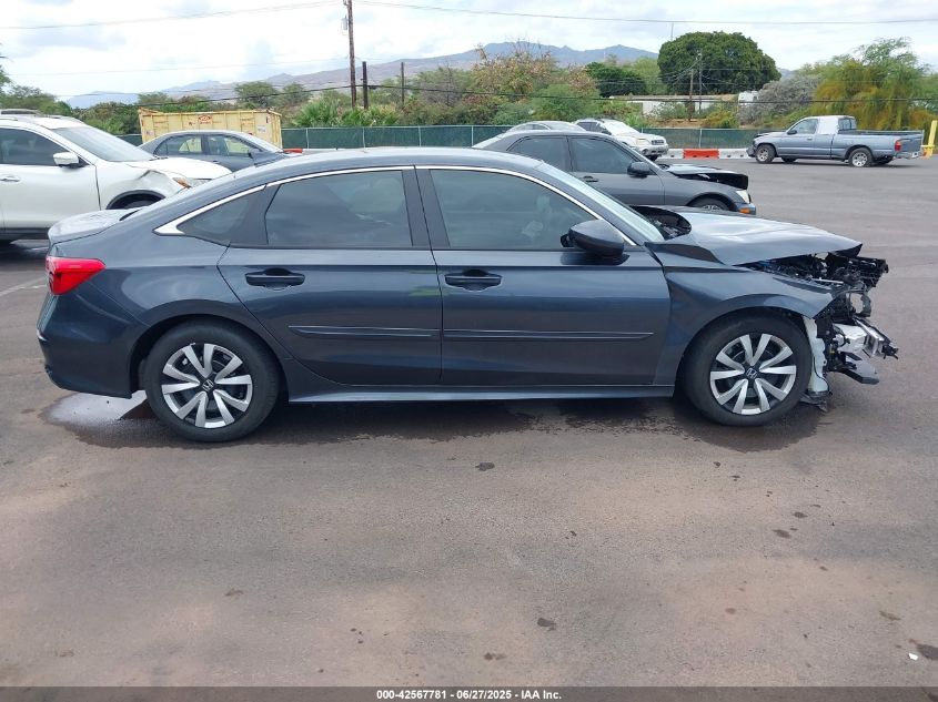 2024 Honda Civic Lx VIN: 2HGFE2F26RH521752 Lot: 42567781