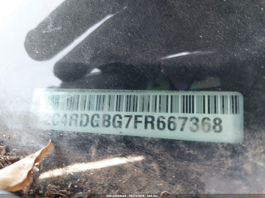 2015 DODGE GRAND CARAVAN SE - 2C4RDGBG7FR667368