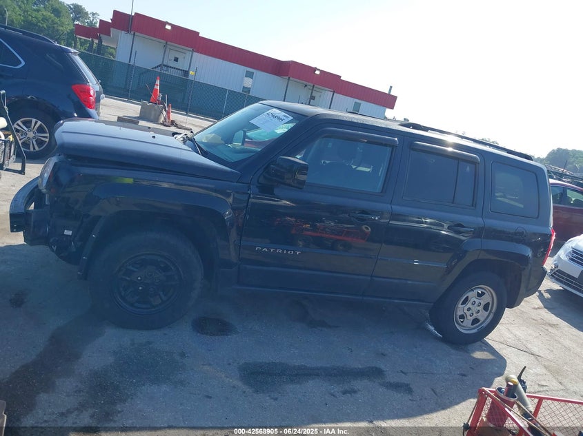 2017 JEEP PATRIOT SPORT 4X4 - 1C4NJRBB0HD144884