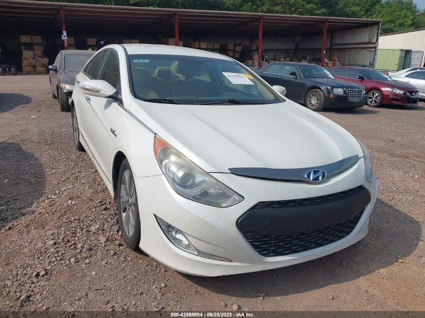 2013 Hyundai Sonata Hybrid Limited VIN: KMHEC4A40DA090364 Lot: 42569004