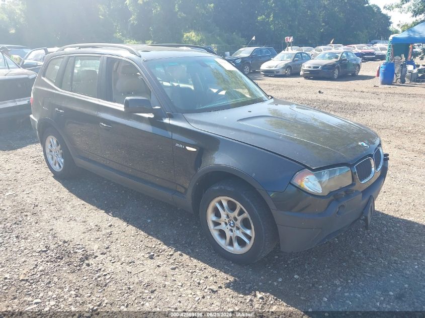 2004 BMW X3 2.5I
