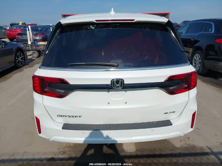 2025 Honda Odyssey - 5FNRL6H91SB008505