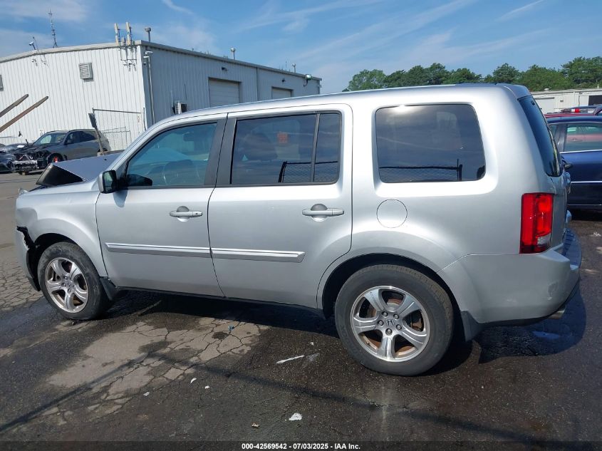 2013 Honda Pilot Ex-L VIN: 5FNYF4H54DB015052 Lot: 42569542