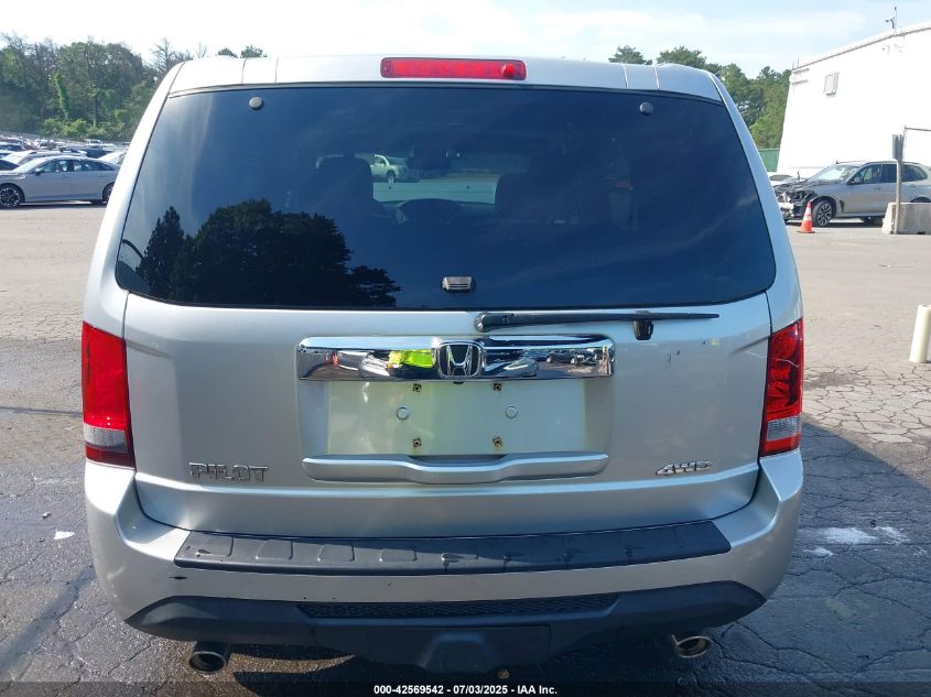 2013 Honda Pilot Ex-L VIN: 5FNYF4H54DB015052 Lot: 42569542