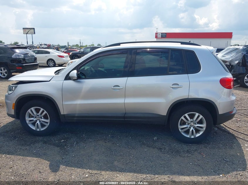 2016 VOLKSWAGEN TIGUAN S - WVGAV7AX7GW557260