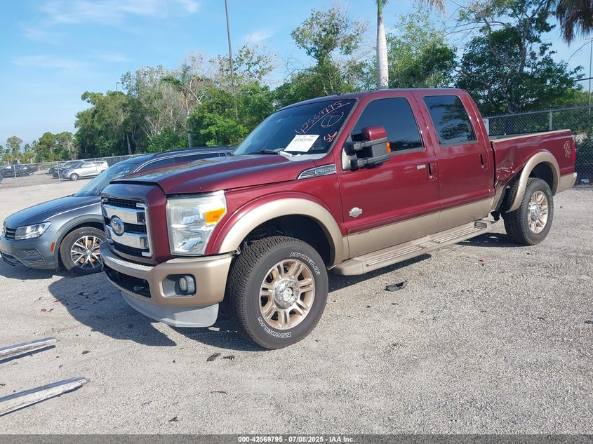 Vin: 1ft7w2bt9bea83577, lot: 43062702, ford f-250 lariat 20112