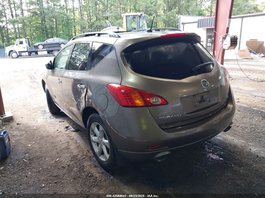 2009 NISSAN MURANO VIN: JN8AZ18U59W031105