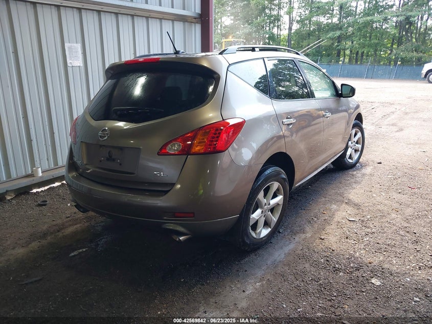 2009 NISSAN MURANO VIN: JN8AZ18U59W031105