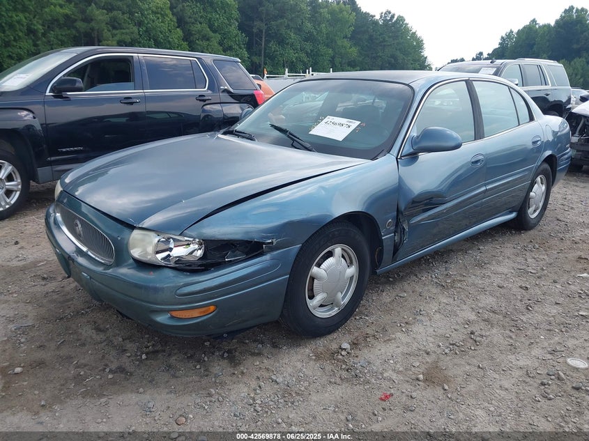 2000 Buick Lesabre Custom blue sedan gasoline 1G4HP54K8Y4136139 photo #3