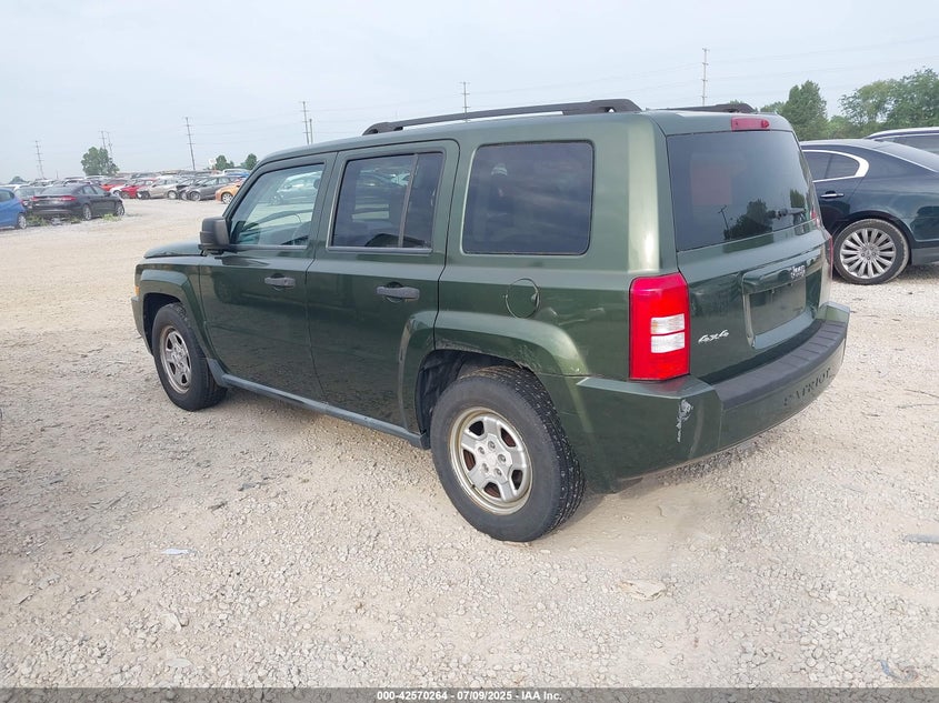 2007 Jeep Patriot Sport green other gasoline 1J8FF28W67D418202 photo #4