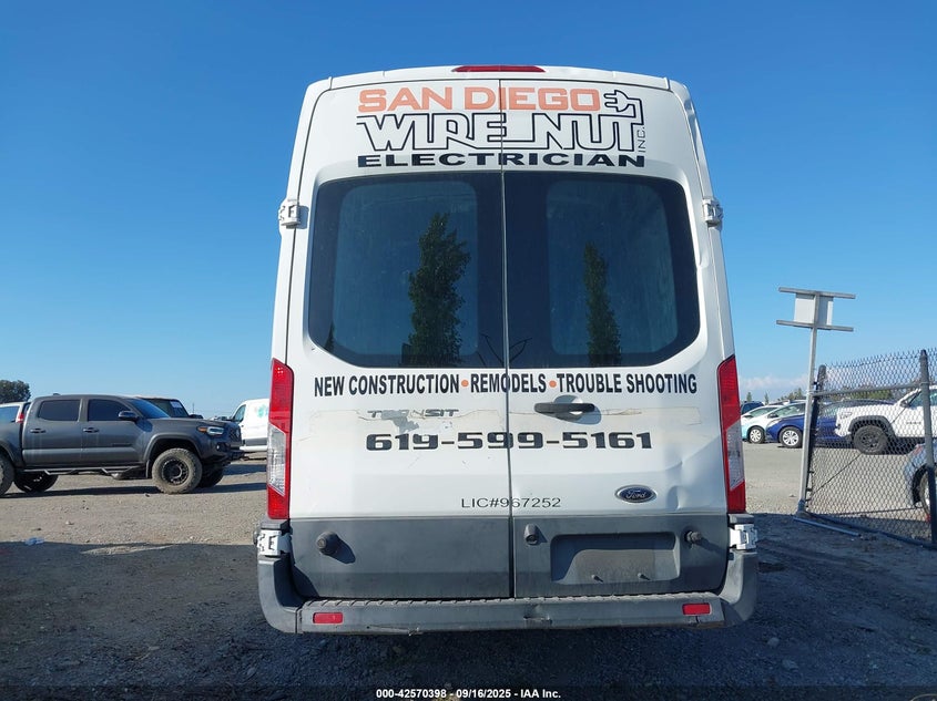 2017 Ford Transit-250 VIN: 1FTYR3XM4HKA05415 Lot: 42570398