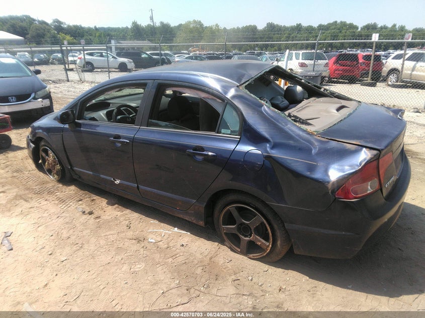 2008 HONDA CIVIC VIN: 1HGFA16598L004754