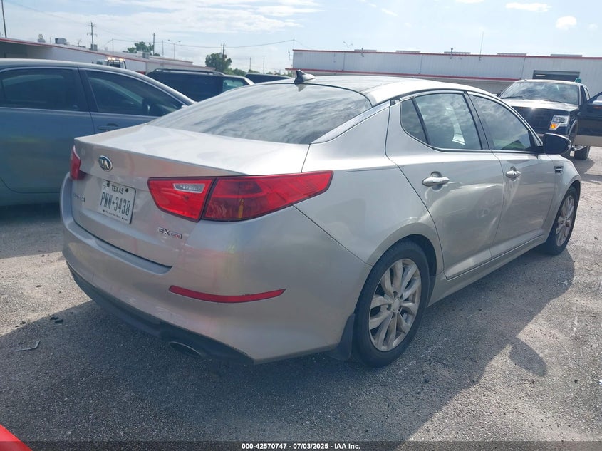 Vin: 5xxgn4a71eg276261, lot: 43063654, kia optima ex 20144