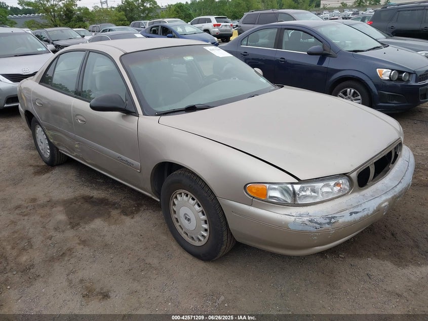 2001 Buick Century Custom gold sedan gasoline 2G4WS52J311330286 photo #1